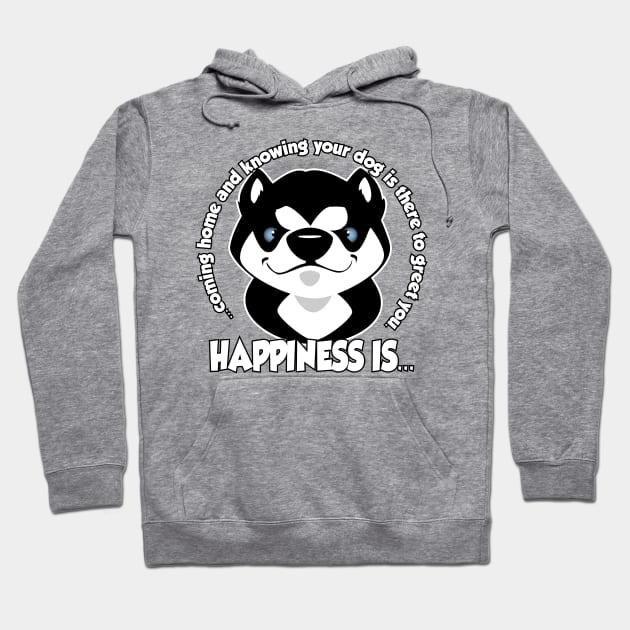 Welcome home Husky Hoodie by Spikeani